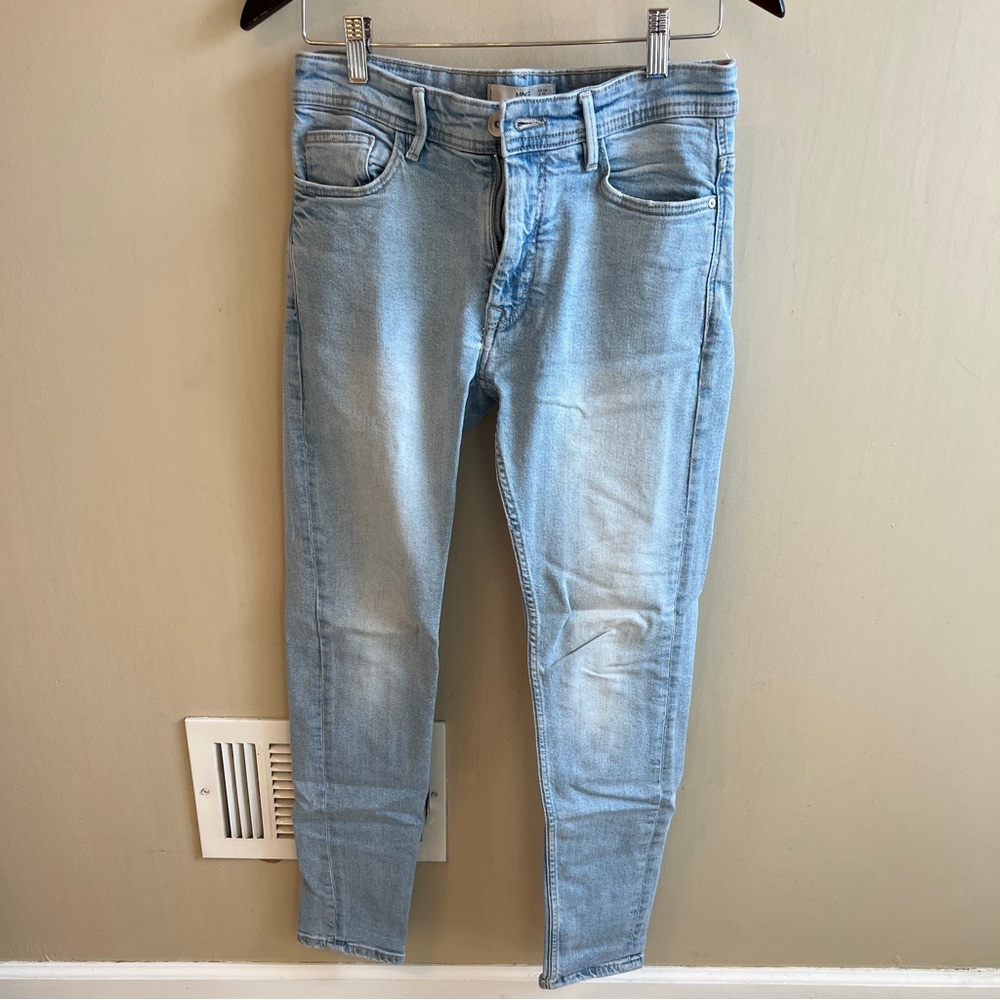 Mango Men's Light Blue Jeans